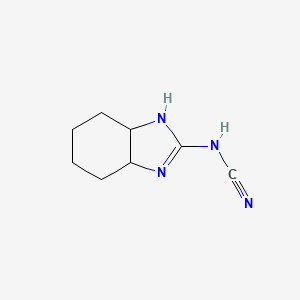 B2640196 octahydro-2H-benzimidazol-2-ylidenecyanamide CAS No. 908543-21-5
