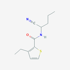 molecular formula C12H16N2OS B2640206 N-(1-cyanobutyl)-3-ethylthiophene-2-carboxamide CAS No. 1311888-56-8