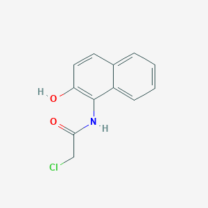molecular formula C12H10ClNO2 B2640221 2-chloro-N-(2-hydroxynaphthalen-1-yl)acetamide CAS No. 6913-45-7
