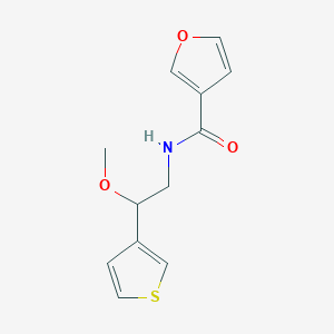 N-(2-methoxy-2-(thiophen-3-yl)ethyl)furan-3-carboxamide
