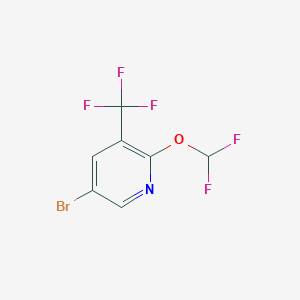 5-Bromo-2-(difluoromethoxy)-3-(trifluoromethyl)pyridine