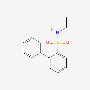 molecular formula C14H15NO2S B2640402 N-Ethylbiphenyl-2-sulfonamide CAS No. 909530-91-2