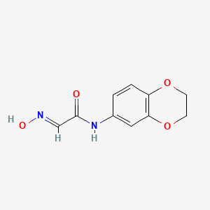 N-(2,3-Dihydro-benzo[1,4]dioxin-6-yl)-2-hydroxyimino-acetamide
