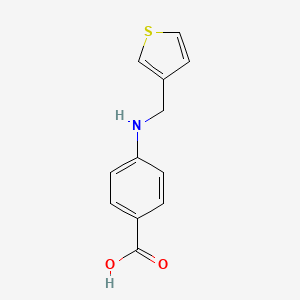 4-{[(Thiophen-3-yl)methyl]amino}benzoic acid