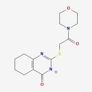 2-((4-Hydroxy-5,6,7,8-tetrahydroquinazolin-2-yl)thio)-1-morpholinoethanone