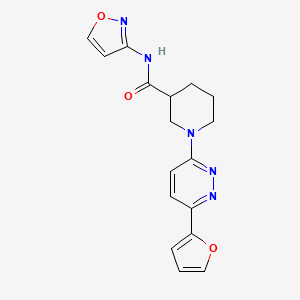 1-(6-(furan-2-yl)pyridazin-3-yl)-N-(isoxazol-3-yl)piperidine-3-carboxamide