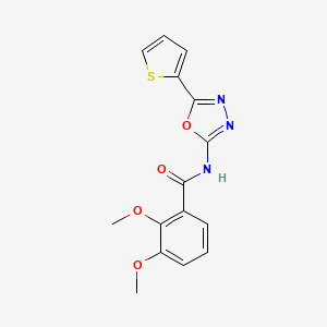 2,3-dimethoxy-N-(5-(thiophen-2-yl)-1,3,4-oxadiazol-2-yl)benzamide