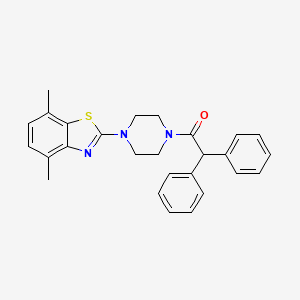1-(4-(4,7-Dimethylbenzo[d]thiazol-2-yl)piperazin-1-yl)-2,2-diphenylethanone