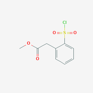 Methyl 2-(2-chlorosulfonylphenyl)acetate
