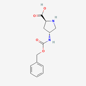 (2S,4R)-4-(((Benzyloxy)carbonyl)amino)pyrrolidine-2-carboxylic acid