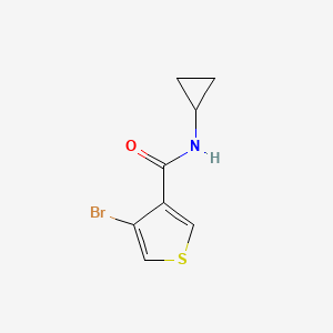 4-bromo-N-cyclopropylthiophene-3-carboxamide