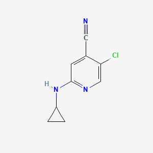 5-Chloro-2-(cyclopropylamino)pyridine-4-carbonitrile