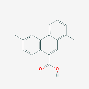 molecular formula C17H14O2 B2640599 1,6-Dimethylphenanthrene-9-carboxylic acid CAS No. 2319878-31-2