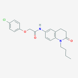 N-(1-butyl-2-oxo-1,2,3,4-tetrahydroquinolin-6-yl)-2-(4-chlorophenoxy)acetamide