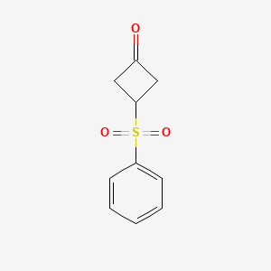 3-(Benzenesulfonyl)cyclobutan-1-one