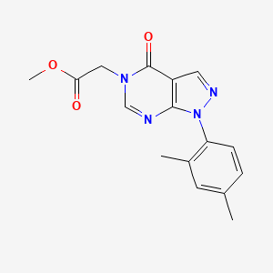 Methyl 2-[1-(2,4-dimethylphenyl)-4-oxopyrazolo[3,4-d]pyrimidin-5-yl]acetate