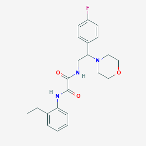 N1-(2-ethylphenyl)-N2-(2-(4-fluorophenyl)-2-morpholinoethyl)oxalamide