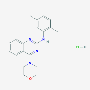N-(2,5-dimethylphenyl)-4-morpholinoquinazolin-2-amine hydrochloride