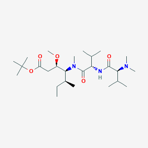 molecular formula C26H51N3O5 B2640674 （3R,4S,5S）-叔丁基4-（（S）-2-（（S）-2-（二甲氨基）-3-甲基丁酰胺）-N,3-二甲基丁酰胺）-3-甲氧基-5-甲基庚酸酯 CAS No. 120205-53-0