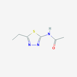 molecular formula C6H9N3OS B2640675 N-(5-乙基-1,3,4-噻二唑-2-基)乙酰胺 CAS No. 33720-98-8