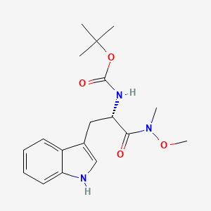 Boc-L-trp-nme(ome)