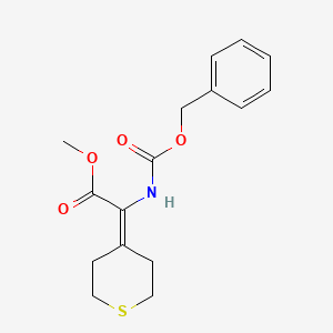 Methyl 2-(Cbz-amino)-2-(tetrahydrothiopyran-4-ylidene)acetate