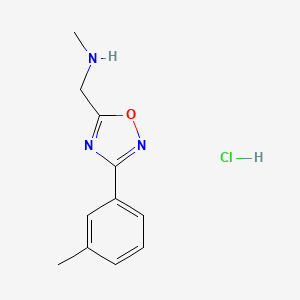 N-methyl-1-[3-(3-methylphenyl)-1,2,4-oxadiazol-5-yl]methanamine Hydrochloride