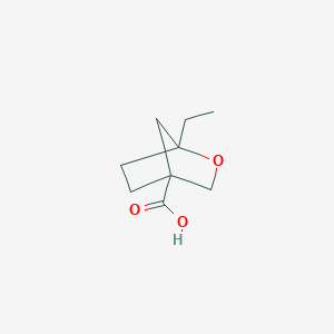 molecular formula C9H14O3 B2640724 1-Ethyl-2-oxabicyclo[2.2.1]heptane-4-carboxylic acid CAS No. 2416243-56-4