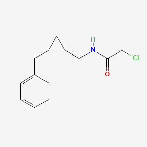 N-[(2-Benzylcyclopropyl)methyl]-2-chloroacetamide