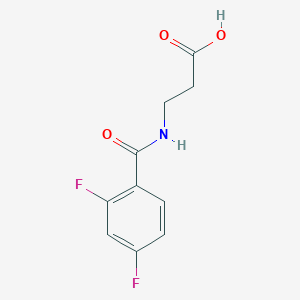 3-[(2,4-Difluorophenyl)formamido]propanoic acid