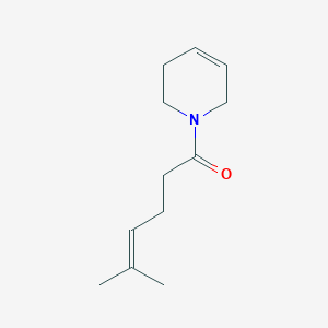 molecular formula C12H19NO B2640772 1-(3,6-二氢-2H-吡啶-1-基)-5-甲基己-4-烯-1-酮 CAS No. 2418707-98-7