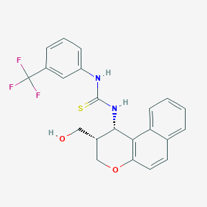 1-[(1S,2S)-2-(hydroxymethyl)-2,3-dihydro-1H-benzo[f]chromen-1-yl]-3-[3-(trifluoromethyl)phenyl]thiourea