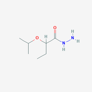 molecular formula C7H16N2O2 B2640858 2-Isopropoxybutanohydrazide CAS No. 1049749-98-5; 915921-95-8