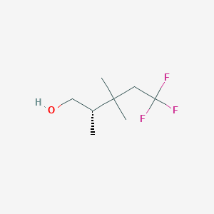 molecular formula C8H15F3O B2640878 (2S)-5,5,5-Trifluoro-2,3,3-trimethylpentan-1-ol CAS No. 2248200-57-7