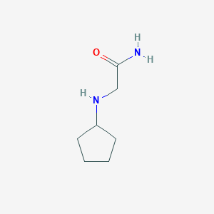 molecular formula C7H14N2O B2640887 2-(Cyclopentylamino)acetamide CAS No. 192811-47-5