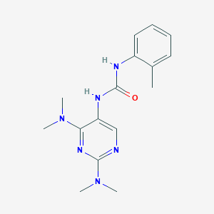 1-(2,4-Bis(dimethylamino)pyrimidin-5-yl)-3-(o-tolyl)urea