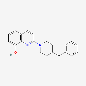 molecular formula C21H22N2O B2640921 2-(4-Benzylpiperidin-1-yl)quinolin-8-ol CAS No. 941868-41-3