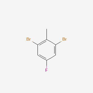 molecular formula C7H5Br2F B2640951 2,6-Dibromo-4-fluorotoluene CAS No. 906649-94-3