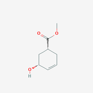 molecular formula C8H12O3 B2640956 Methyl (1R,5R)-5-hydroxycyclohex-3-ene-1-carboxylate CAS No. 54911-89-6