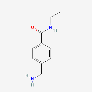 molecular formula C10H14N2O B2641076 N-Ethyl 4-(aminomethyl)benzamide CAS No. 777055-55-7