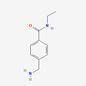 molecular formula C10H14N2O B2641076 N-乙基 4-(氨基甲基)苯甲酰胺 CAS No. 777055-55-7