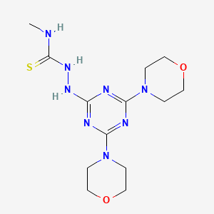 2-(4,6-dimorpholino-1,3,5-triazin-2-yl)-N-methylhydrazinecarbothioamide