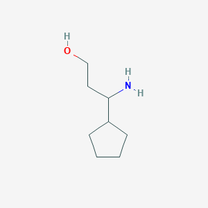 3-Amino-3-cyclopentylpropan-1-OL