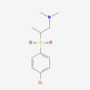 2-(4-Bromophenylsulfonyl)-N,N-dimethylpropan-1-amine