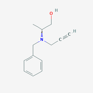 (2R)-2-[Benzyl(prop-2-ynyl)amino]propan-1-ol