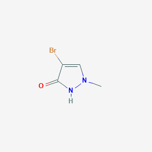 molecular formula C4H5BrN2O B2641123 4-Bromo-1-methyl-1h-pyrazol-3-ol CAS No. 1823437-48-4