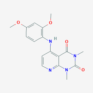 5-((2,4-dimethoxyphenyl)amino)-1,3-dimethylpyrido[2,3-d]pyrimidine-2,4(1H,3H)-dione