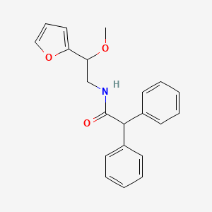 N-(2-(furan-2-yl)-2-methoxyethyl)-2,2-diphenylacetamide