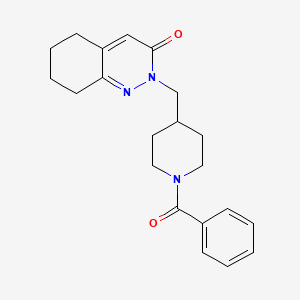 2-[(1-Benzoylpiperidin-4-yl)methyl]-5,6,7,8-tetrahydrocinnolin-3-one