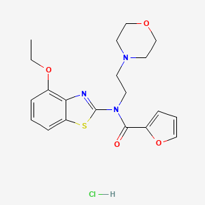 N-(4-ethoxybenzo[d]thiazol-2-yl)-N-(2-morpholinoethyl)furan-2-carboxamide hydrochloride